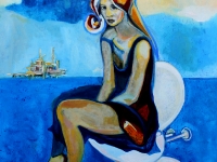 off shore Einsatz/ 1995/ Oil on canvas/ 140 x 180 cm