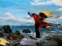 High on Pen Hir/ 2012/Oil on photographic paper/ 75 x 50 cm